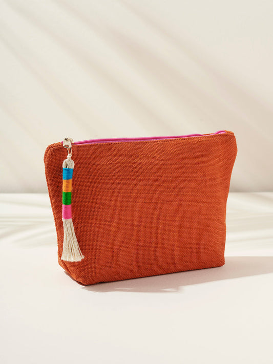 Shiraleah "Cutie" Zip Pouch-Orange
