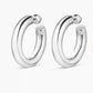 Gorjana Lou Statement Hoops-Silver