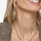 Melinda Maria “Knot Figaro” Chain Necklace-Gold