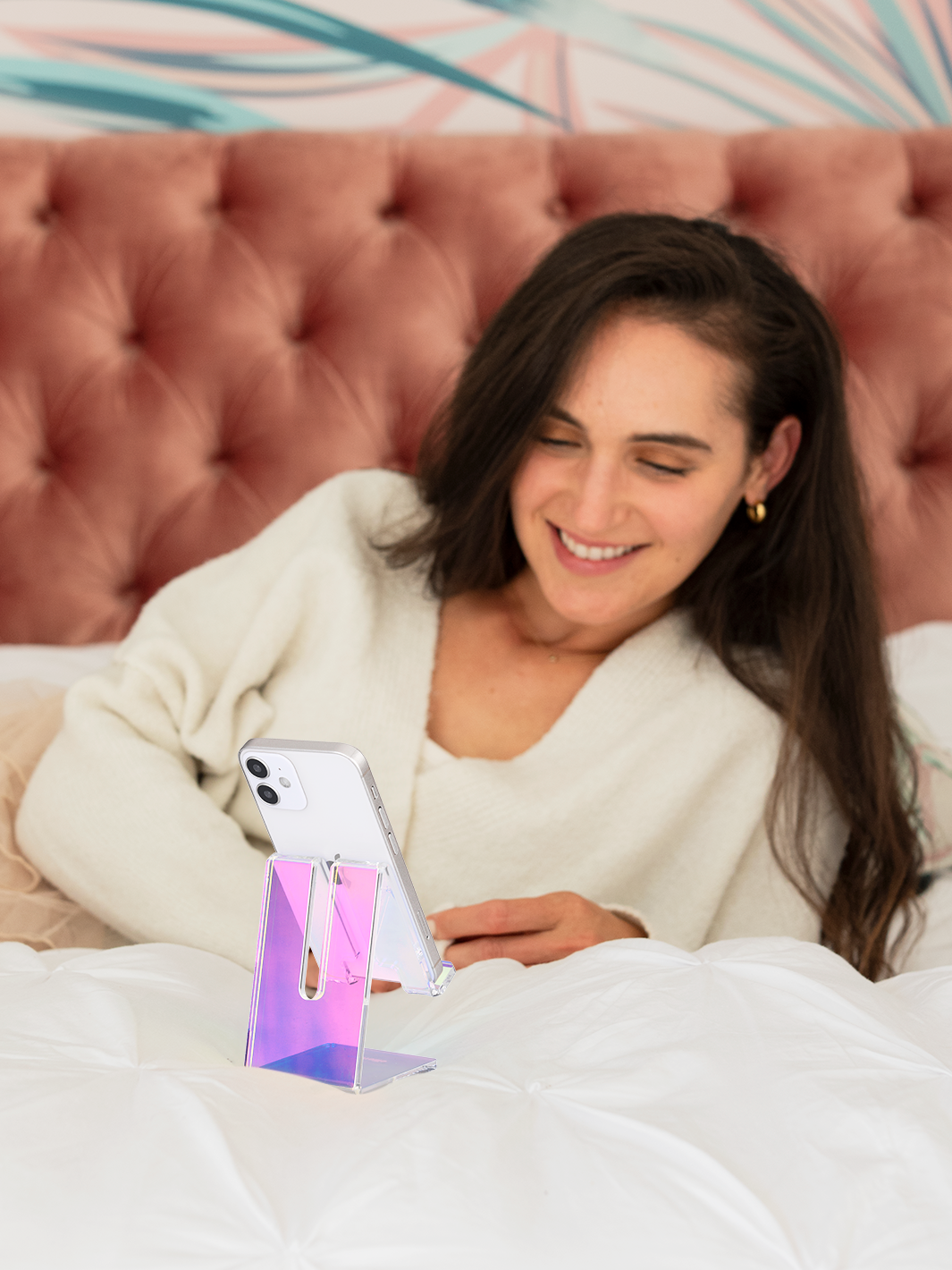 Ellie Rose Holographic Phone & Tablet Stand