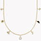 Kendra Scott Halloween Strand Necklace-Gold Multi Mix