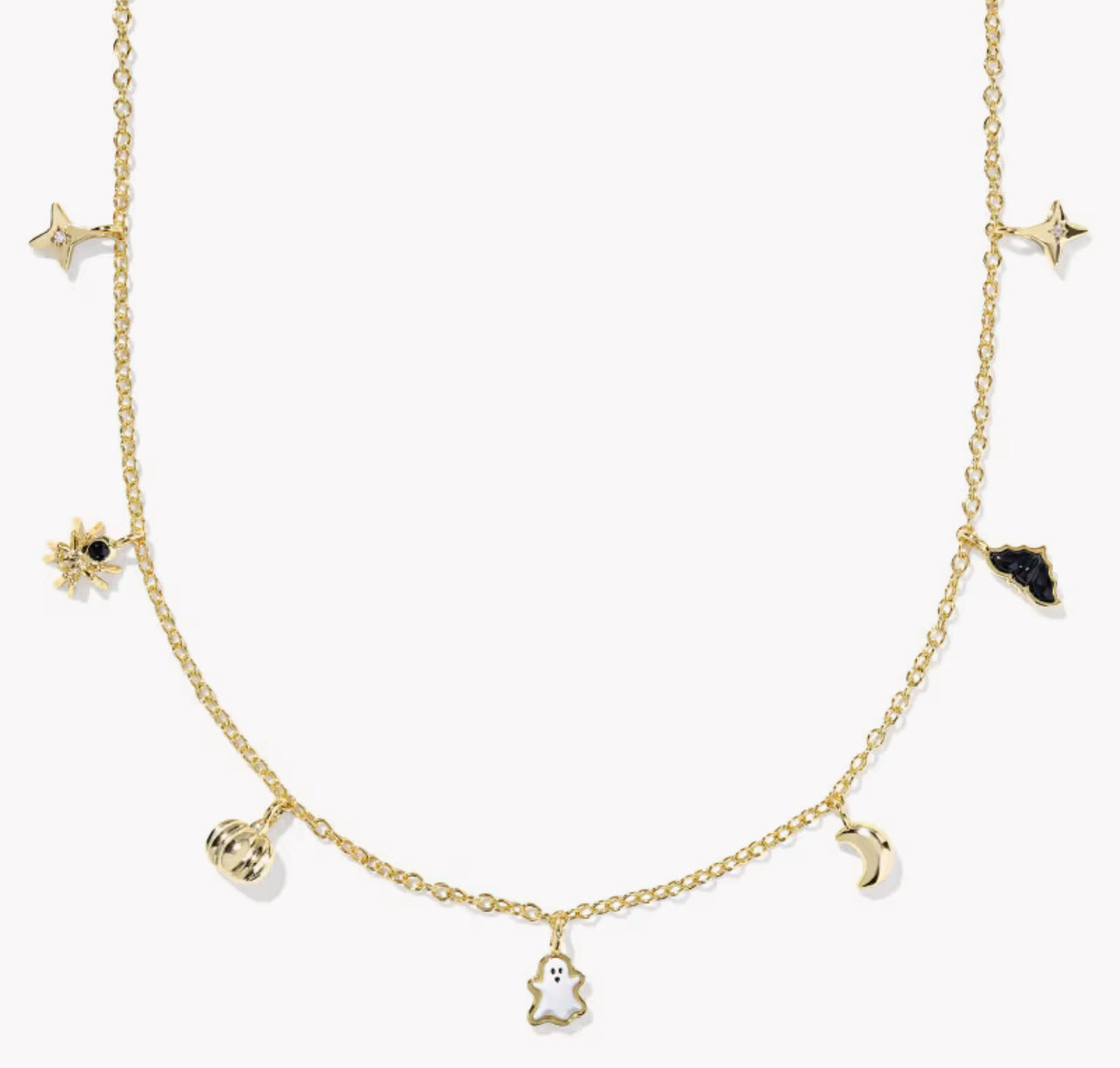 Kendra Scott Halloween Strand Necklace-Gold Multi Mix