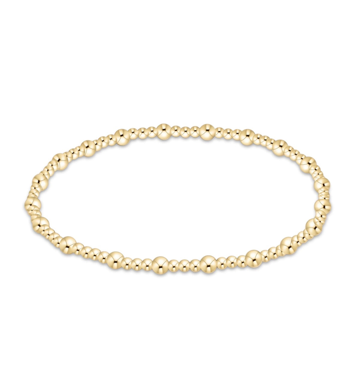 Enewton EGIRL "Classic Sincerity" Pattern 3mm Bracelet-Gold