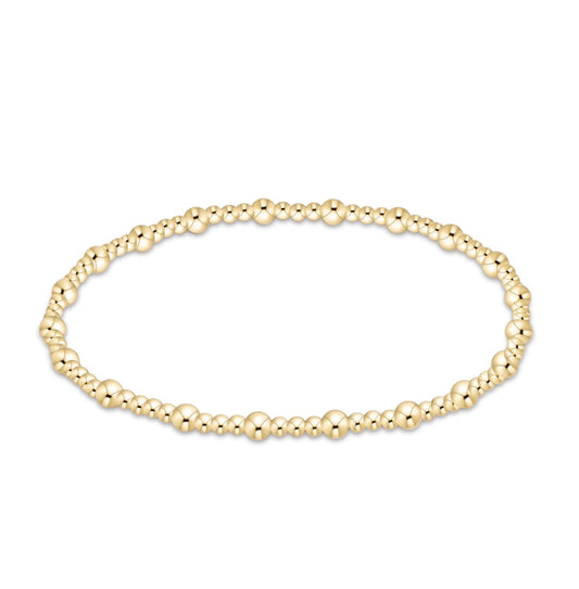 Enewton EGIRL "Classic Sincerity" Pattern 3mm Bracelet-Gold