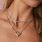 Kendra Scott Bella Tennis Necklace- Silver White CZ