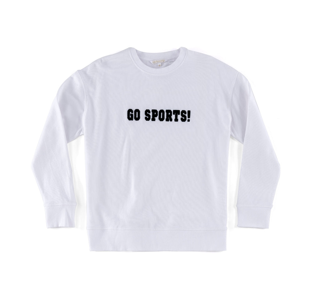 Shiraleah "Go Sports" Sweatshirt-White