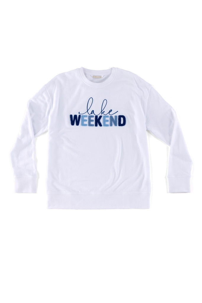 Shiraleah "Lake Weekend" Sweatshirt -White