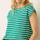 Z Supply Tilly Striped Top -Rainforest