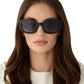 DIFF Eyewear Devil Wears Prada "Miranda" Polarized Sunglasses-Black Grey Gradient