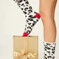 PJ Salvage Cozy Crew Socks-Cheetah