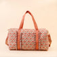 The Darling Effect On-the-Go Quilted Weekender Bag-Everbloom Dusty Rose