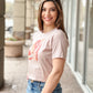 Deny Designs "Moon, Stars, & Boots" Blush Tee