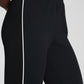 Spanx AirPique Flare Track Pant - Very Black
