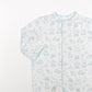 Bei Bei Snap Romper-Blue Toile
