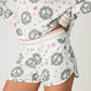 PJ Salvage "Joy to the World" Sleep Short-Ivory