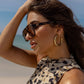 DIFF Eyewear “Jessie James Decker” Nash Espresso Tortoise Brown Sunglasses