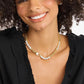 Melinda Maria “Julian’s Obsessed with Diamonds” Necklace Gold/White