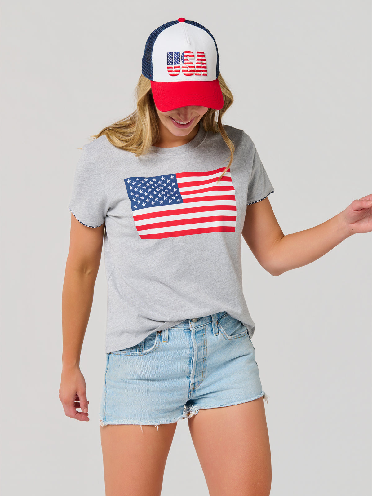 Shiraleah "USA" Trucker Hat-Multi