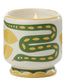 Paddywax Handpainted A Dopo "Snake" Candle - Wild Lemongrass - 8oz