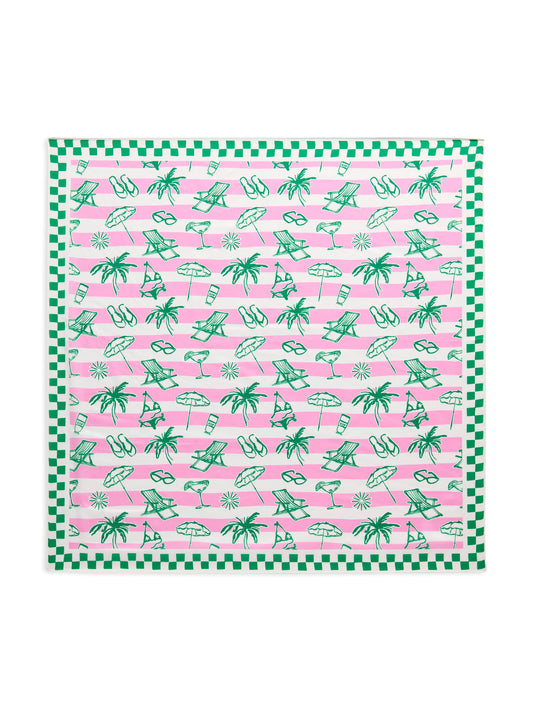 Shiraleah "Tropical" Scarf-Pink