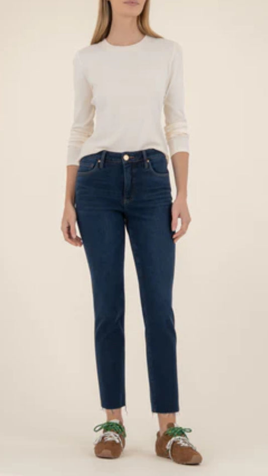 Kut From The Kloth “Reese” High Rise Fab Ab Ankle- Courageous