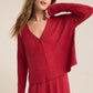 Z Supply Mara L/S Knit Cardigan- Haute Red