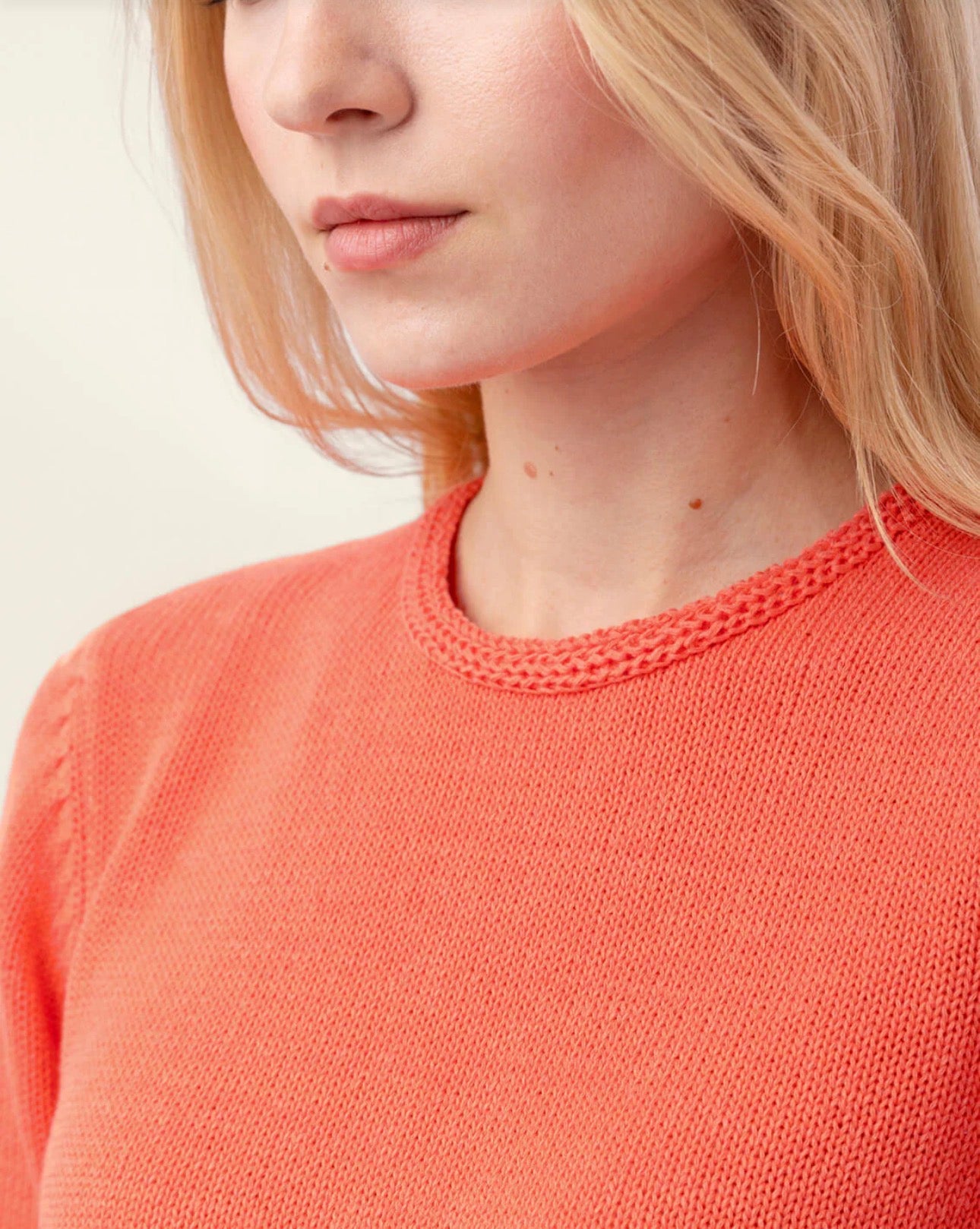 Spartina 449 "Sofia" Fringe Sweater-Emberglow