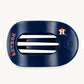 Teleties Medium Flat Round Hairclip- Houston Astros