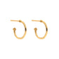 Capucine de Wulf Aurora Hoop Earrings with Double Sided Charm-Abalone/MOP