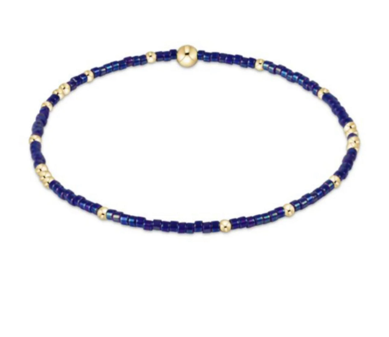 Enewton Extends "Hope Unwritten" Bracelet-Blue Metallic