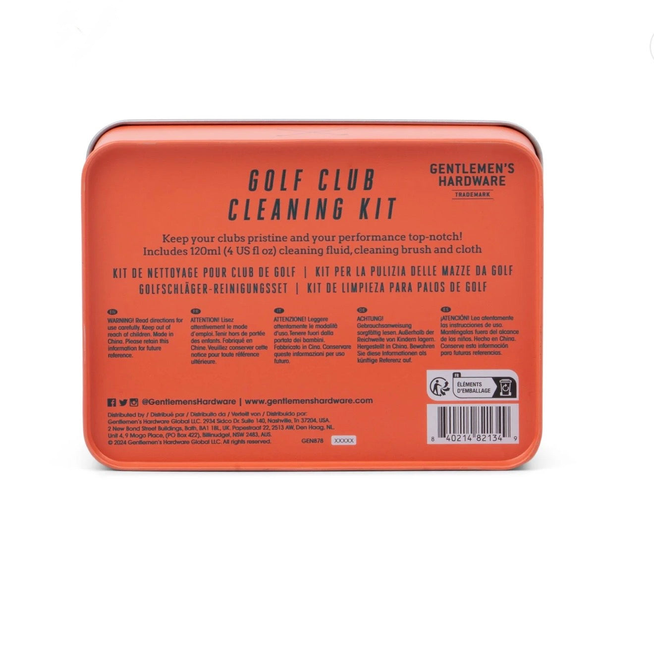 Gentlemen's Hardware Golf Club Cleaning Kit