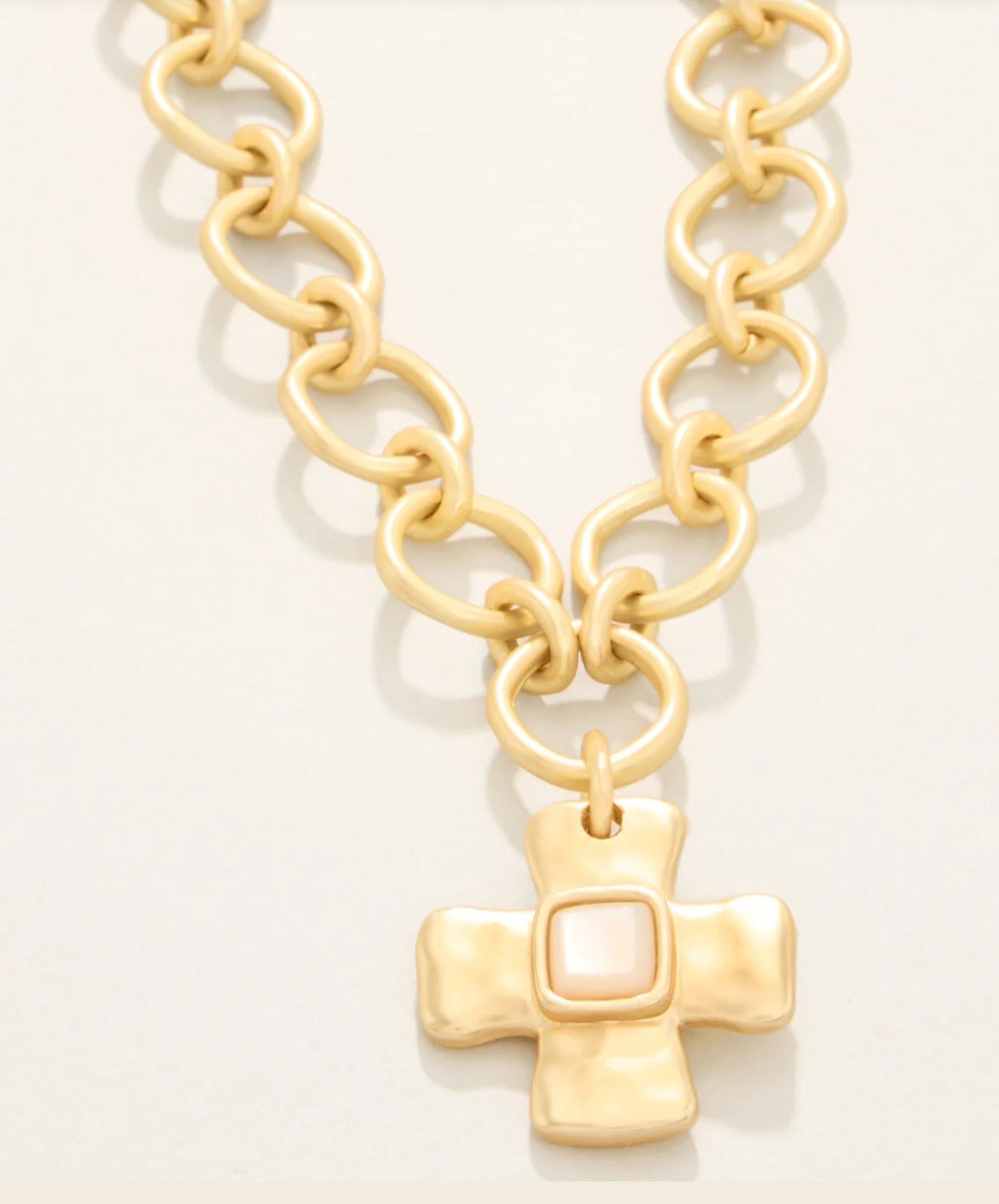 Spartina 449 Affirmation Necklace 18"-MOP