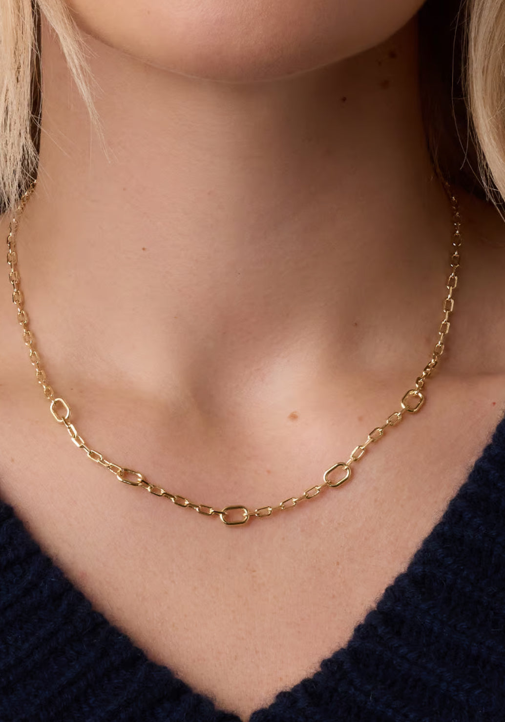 Gorjana Parker Link Necklace-Gold