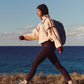 Free People Movement "Mountain High" 1/2 Zip-Pina Colada/Red Velvet