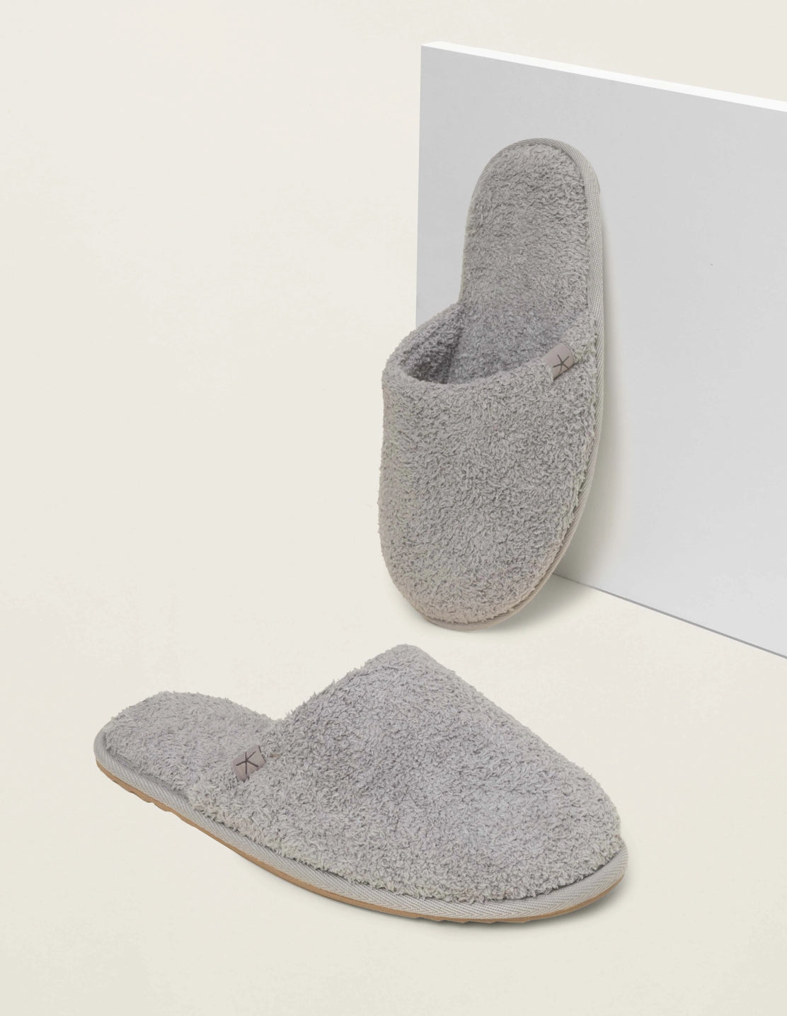 Barefoot Dreams CozyChic® Unisex Slipper- Dove Gray