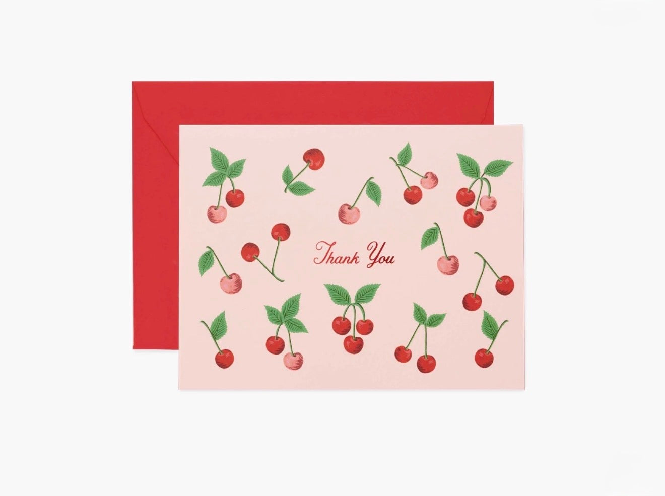 Rifle Paper Co. "Cherries" Thank You Cards -Boxed Set of 8