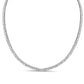 LeMel Classic CZ Tennis Necklace - Silver