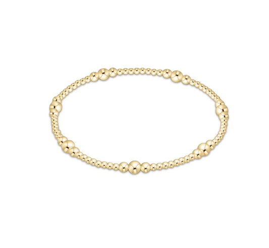 Enewton “Classic Purpose” Pattern 4mm Bead Bracelet-Gold