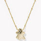 Kendra Scott Ghost Short Pendant Necklace-Gold White MOP