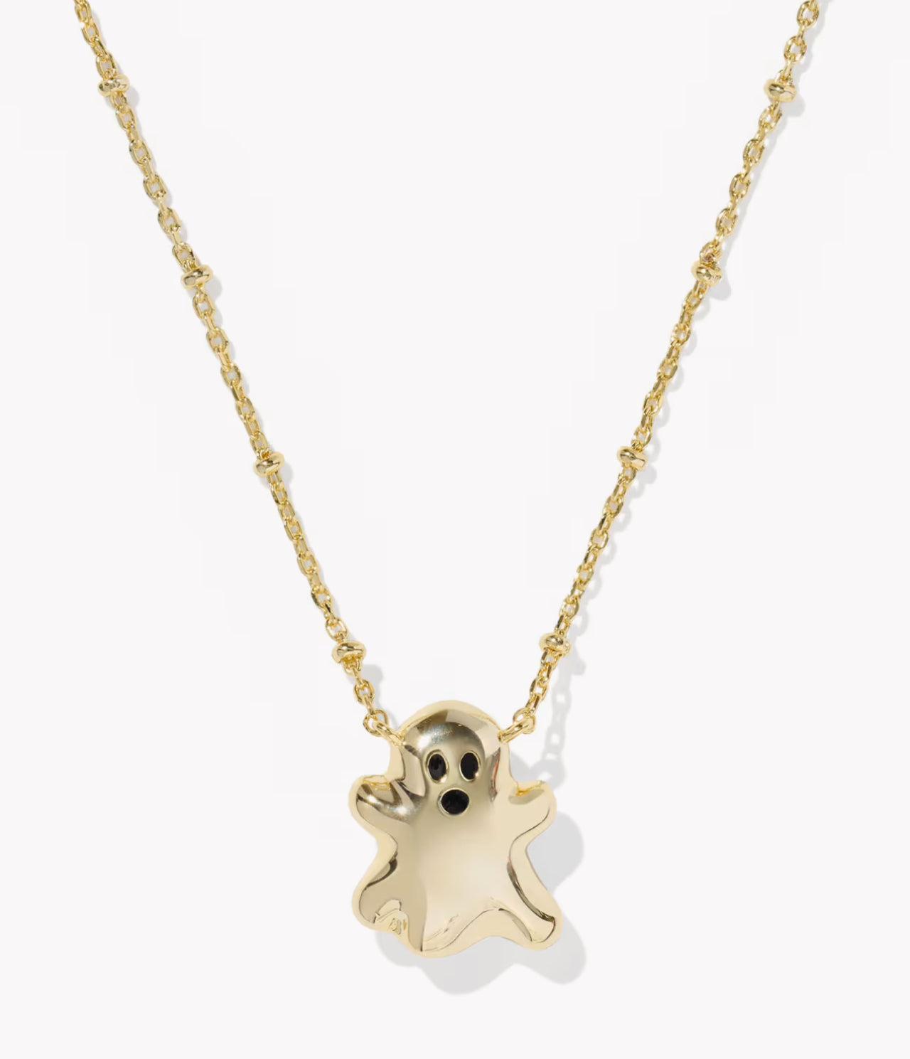Kendra Scott Ghost Short Pendant Necklace-Gold White MOP