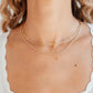 LeMel “Callie” Paperclip Chain Necklace-Gold