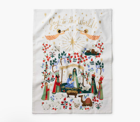 Rifle Paper Co. “Nativity” Tea Towel