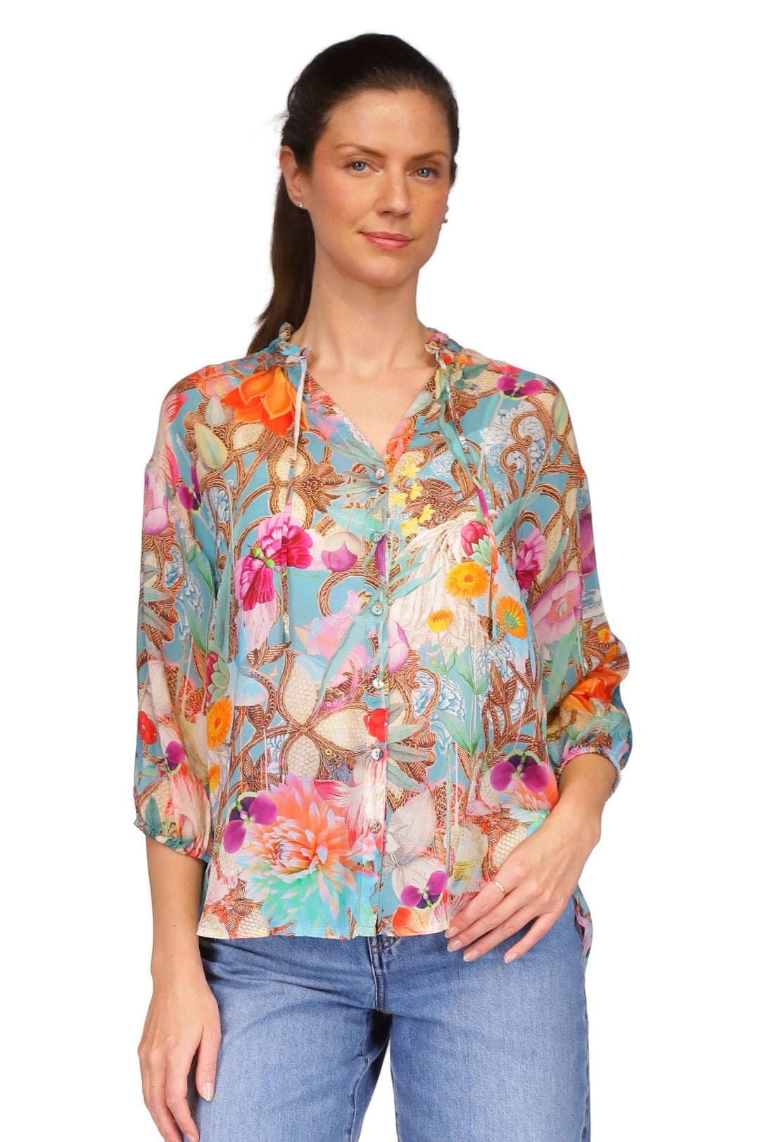 Johnny Was Cathryn Blouse-Nurto Meadow