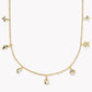 Kendra Scott Halloween Strand Necklace-Gold Multi Mix