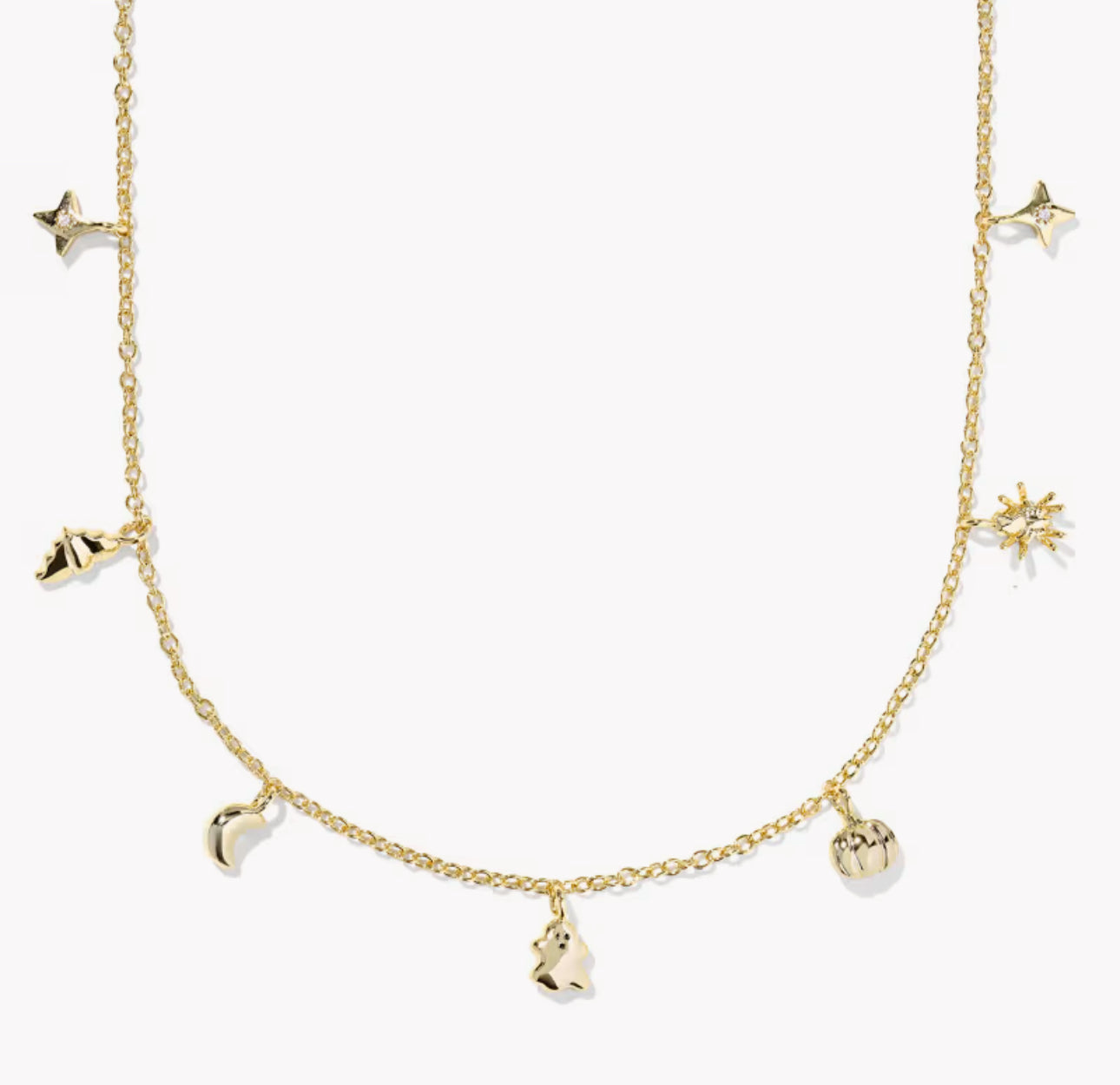 Kendra Scott Halloween Strand Necklace-Gold Multi Mix