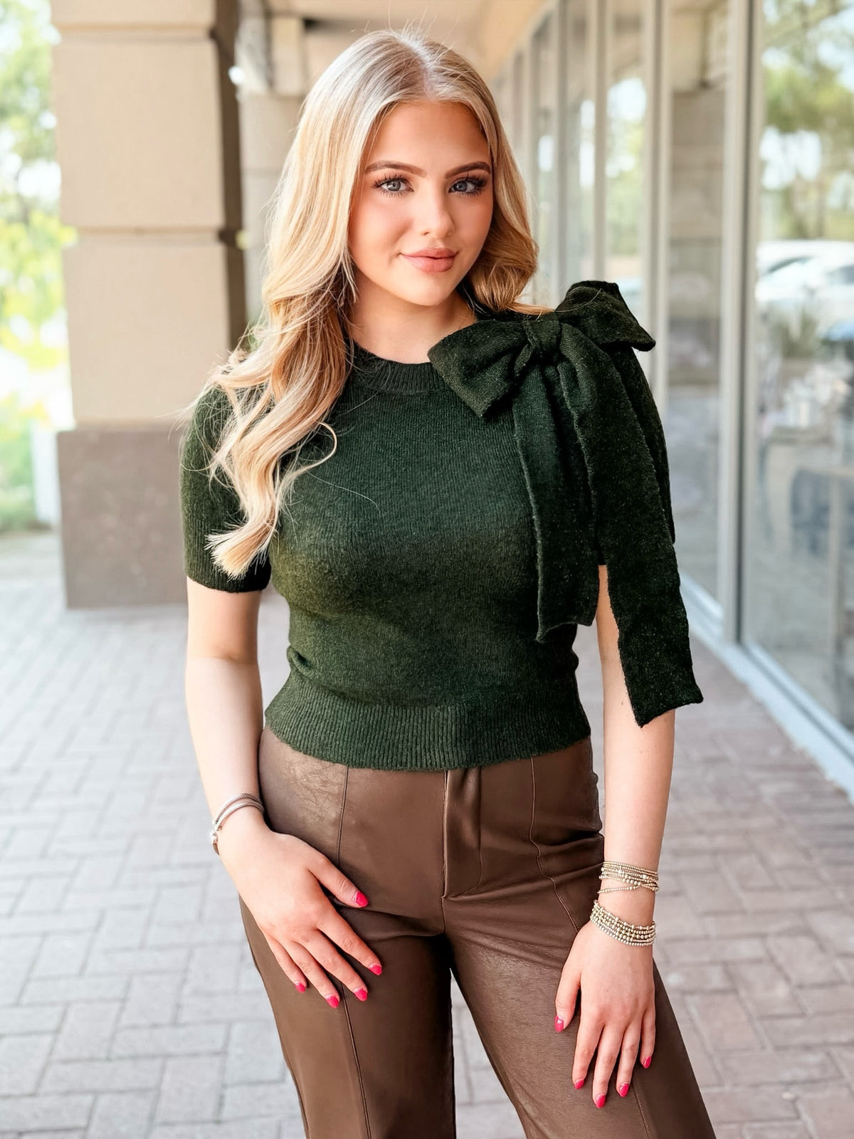 Sincerely Ours "Ava" Sweater - Olive