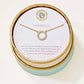 Spartina 449 Sea La Vie 18” Necklace -Thankful/Ring-Gold
