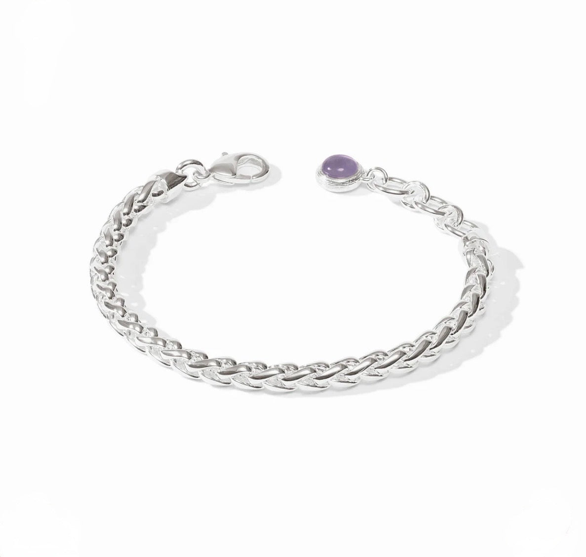 Julie Vos “Cobblestone” Link Bracelet- Silver