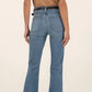 Kut from the Kloth "Stella" High Rise Fab Ab Flare-Hardworking