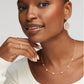 Kendra Scott Lillia Butterfly Enamel Delicate Necklace-Gold Pink Enamel